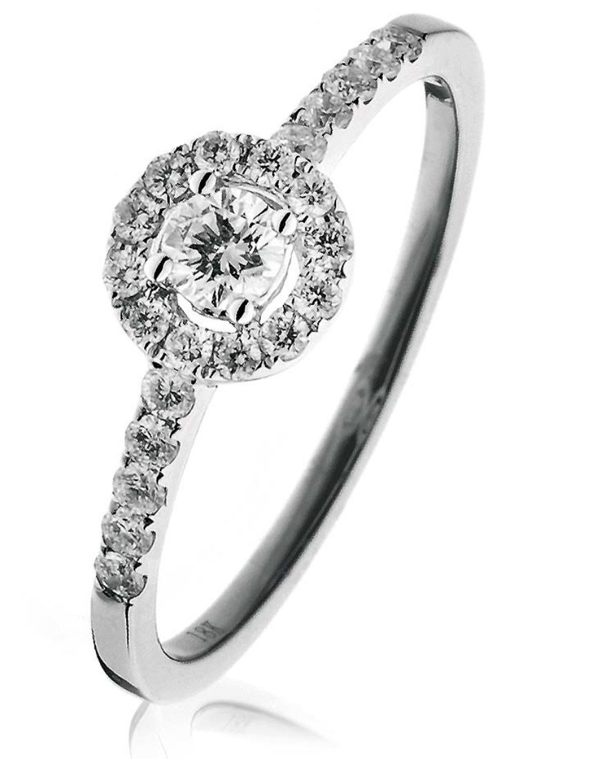 Bjr0070 0 40 Cts 18 Ct Centre 15 Ct