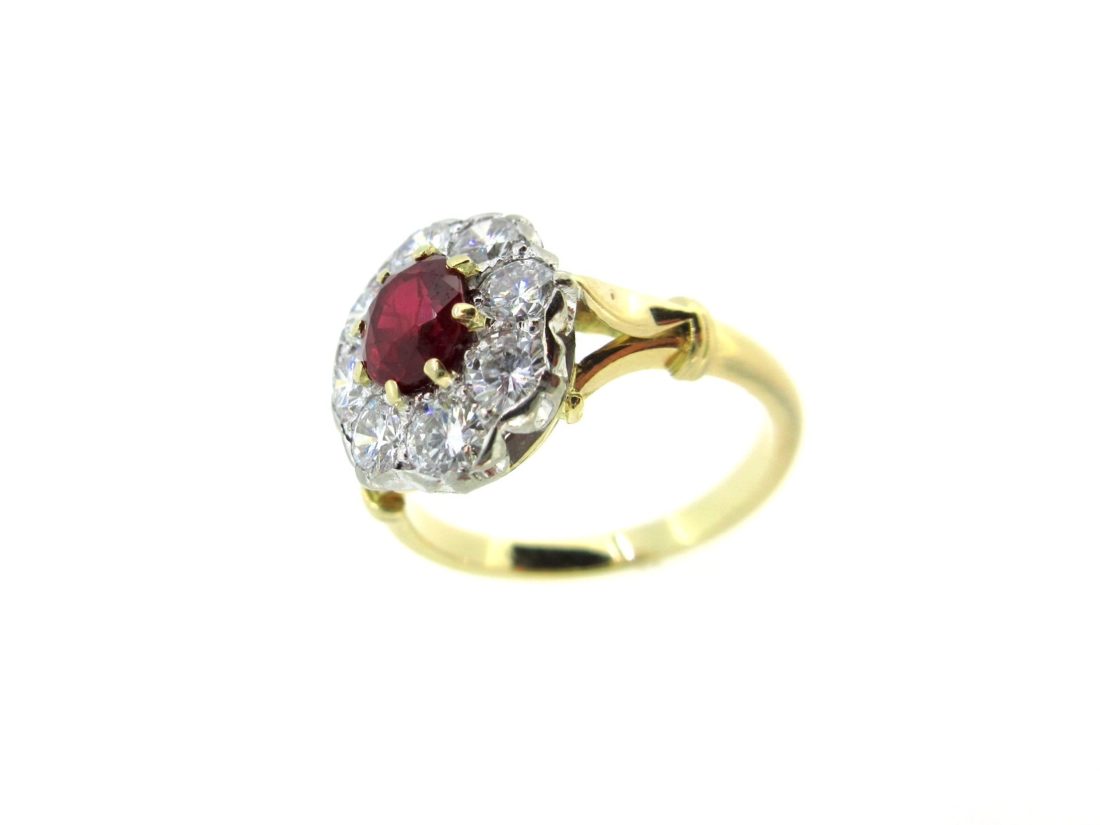 ruby diamond ring