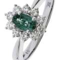 Bjr0248 Em 0 75 Cts 18 Ct Centre 0 45 Ct