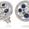 Se3963 Bs 1 50 Cts 18 Ct Blue Sapphire 0 96 Ct
