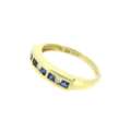 Sapphire diamond ring