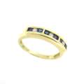 Sapphire diamond ring