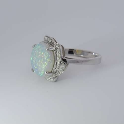 Opal & Diamond ERing