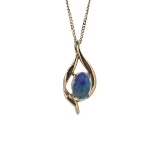 Opal Triplet Necklace