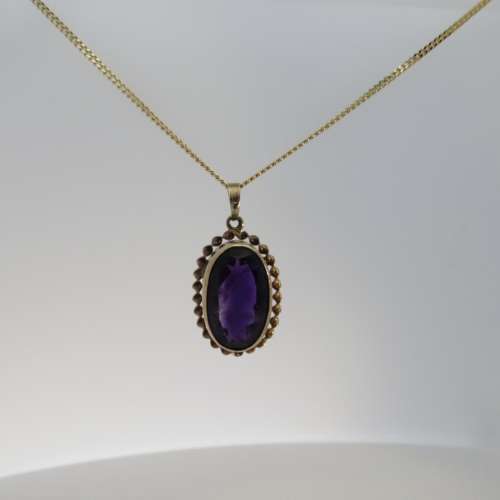 Vintage Amethyst Necklace