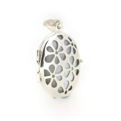 Mother Of Pearl Silver Locket