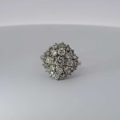 Diamond Cluster Ring