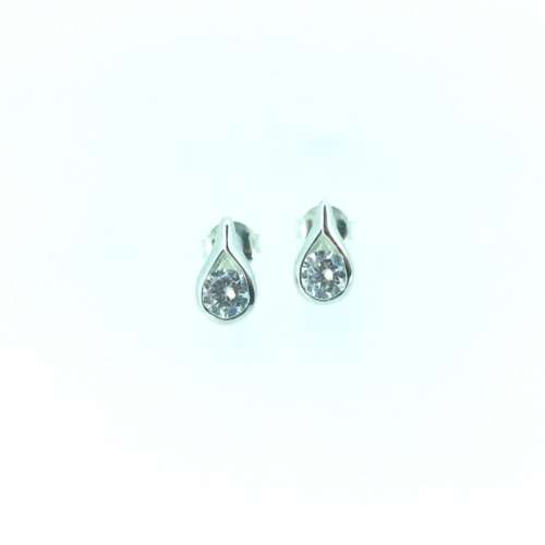 Silver & Cubic Zirconia Earrings