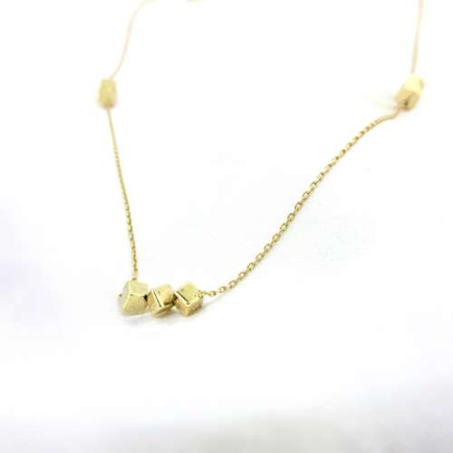 9ct Gold Cube Chain