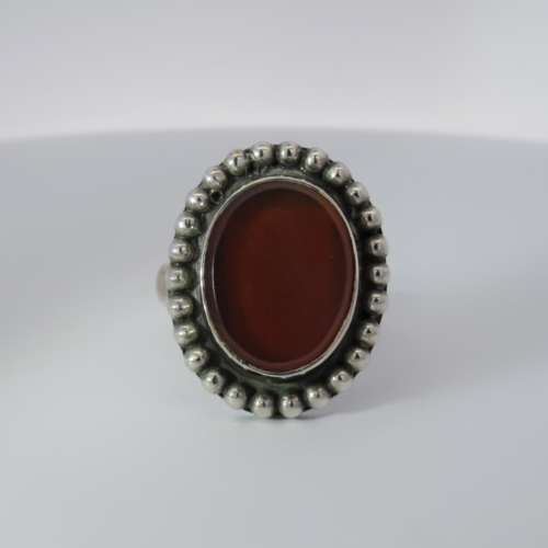 Ethnic Carnelian Ring