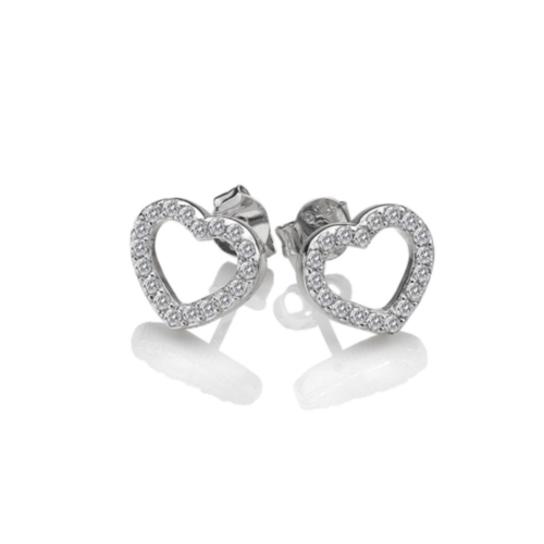 Bliss Heart Stud Earrings