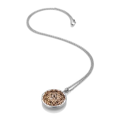 Shelter Large Filigree Circle Pendant