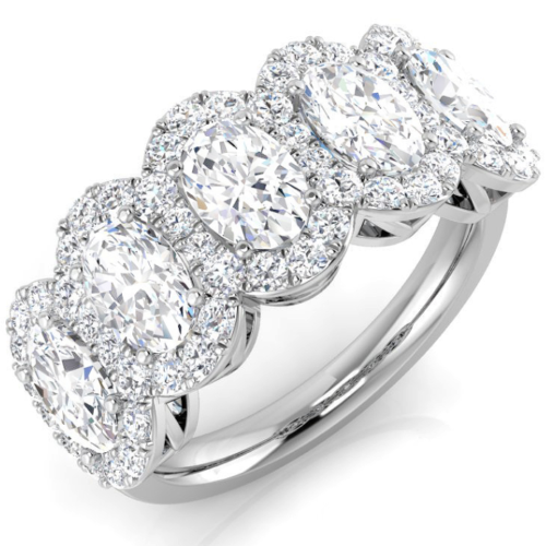 Diamond Cluster Ring