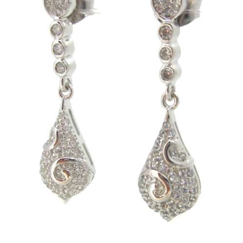 Silver & Cubic Zirconia Earrings