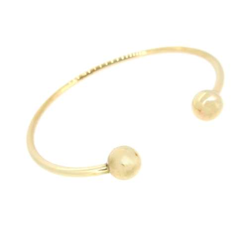 Solid 9ct Gold Torque Bangle